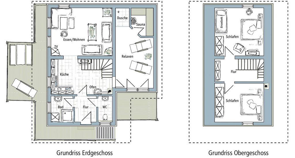 Grundriss der Sechszirbenhütte